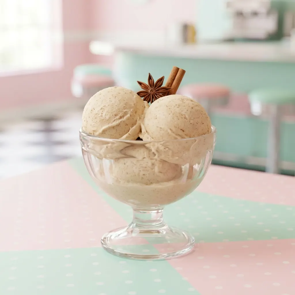 Spiced Chai Oat Milk Ice Cream