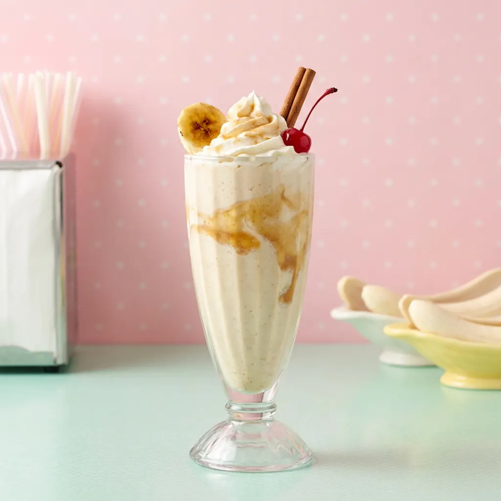 Bananas Foster Custard Shake