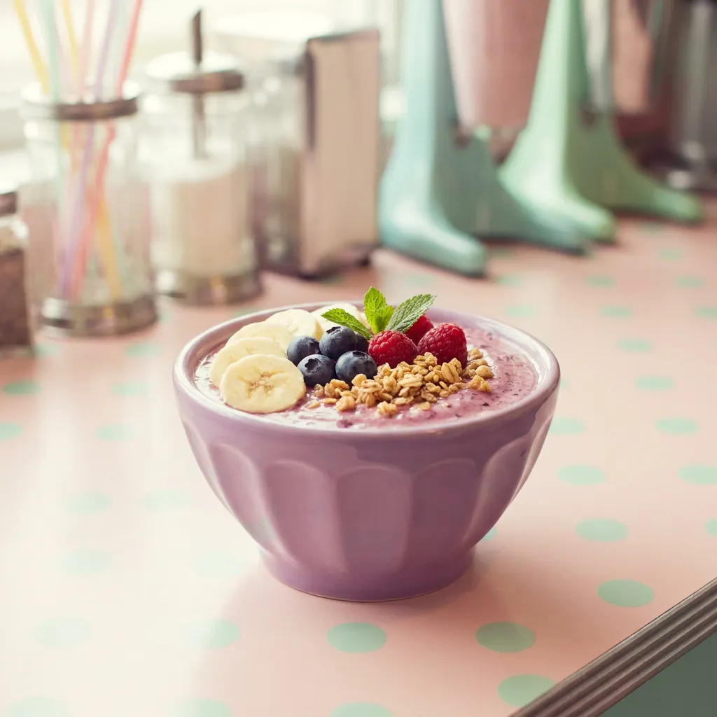 Berry Banana Protein Smoothie Bowl