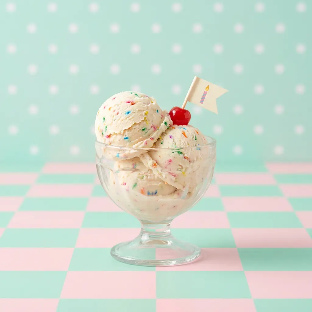 Birthday Cake Protein Ice Cream