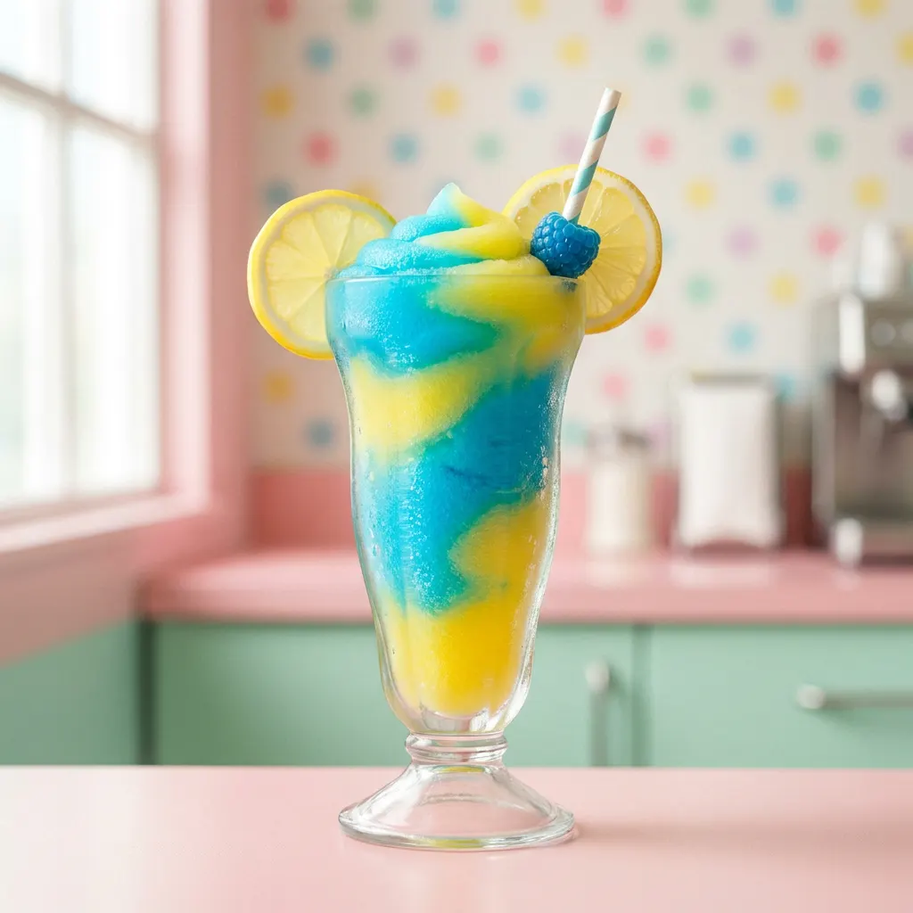 Blue Raspberry Lemonade Slush