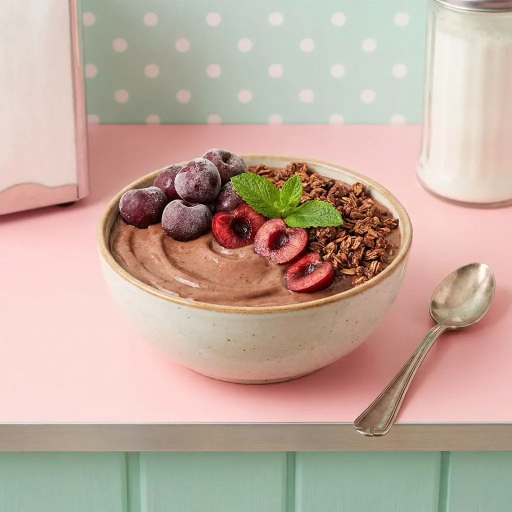 Chocolate Cherry Smoothie Bowl