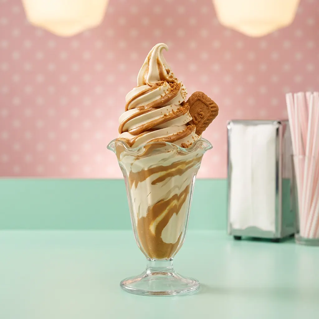Cookie Butter Frozen Custard Swirl