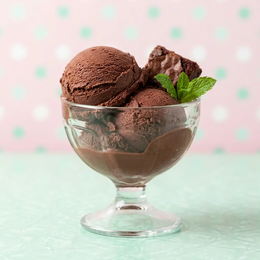 Double Chocolate Brownie Protein Ice Cream