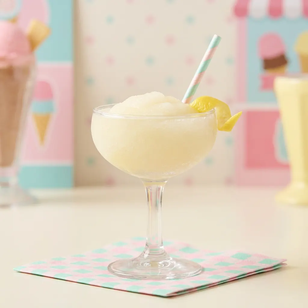 Frozen Lemon Drop Martini