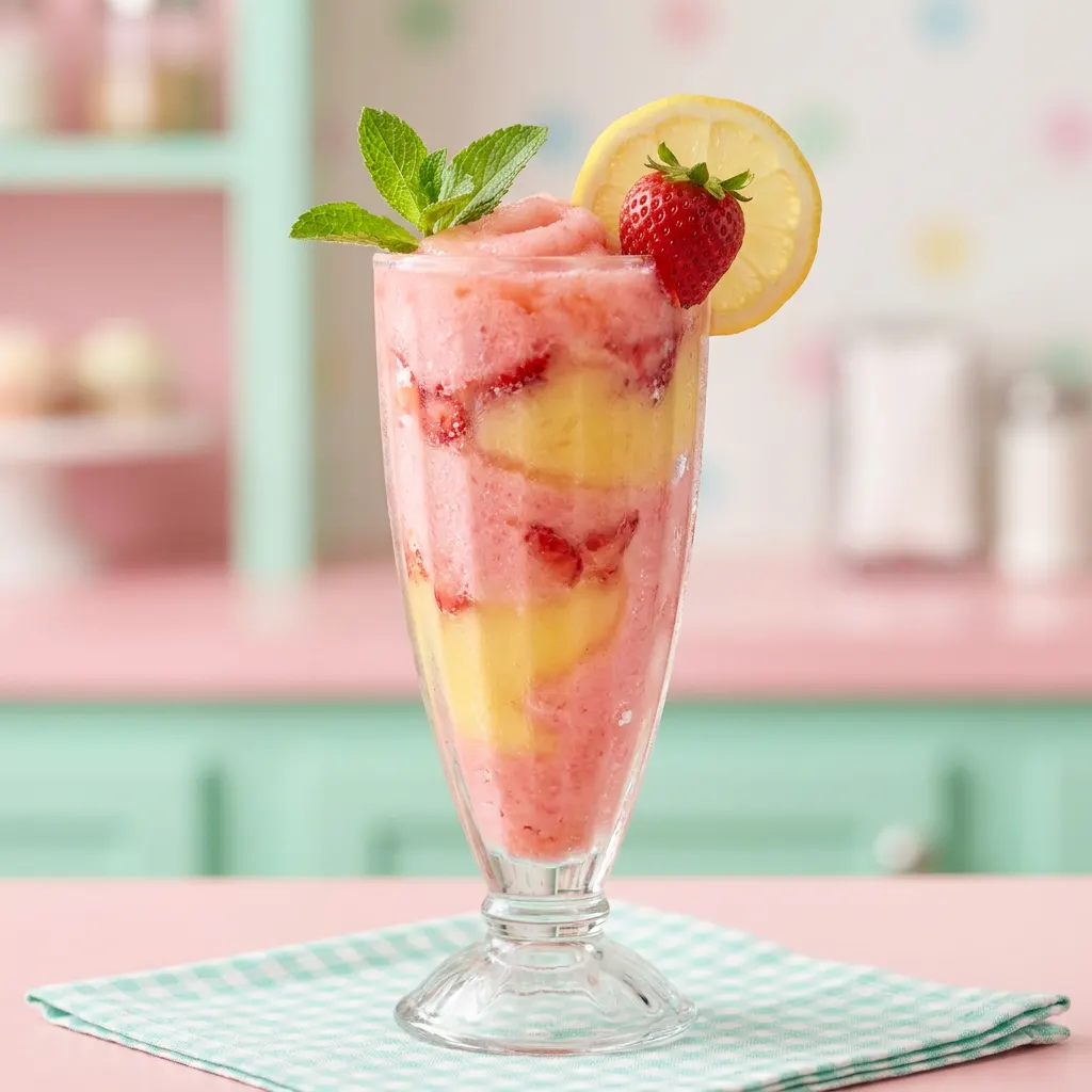 Frozen Strawberry Lemonade Slush