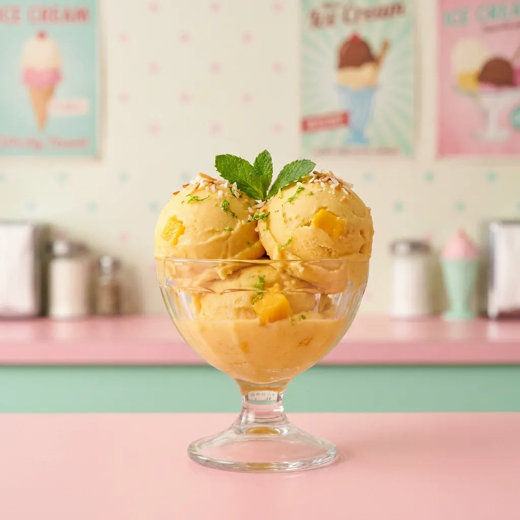 Mango Coconut Sorbet