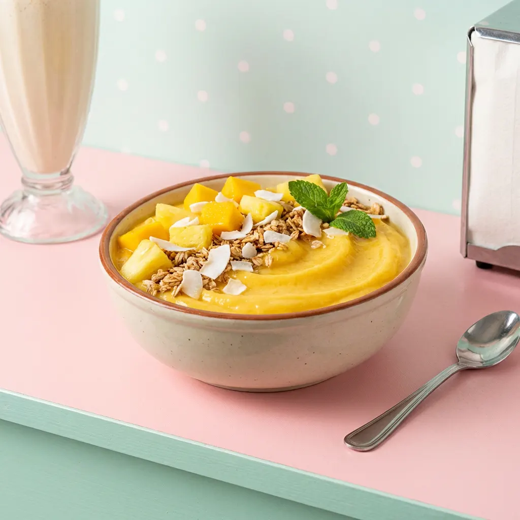 Mango Pineapple Smoothie Bowl