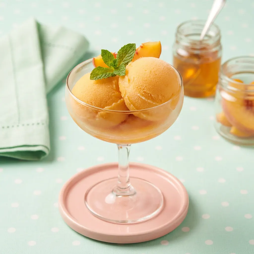 Peach Orchard Sorbet