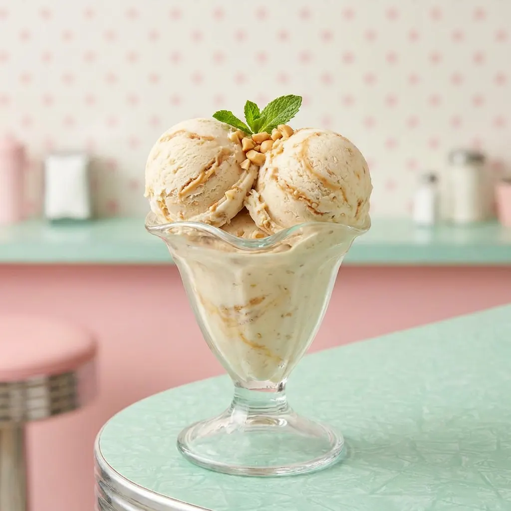 Peanut Butter Oat Milk Ice Cream