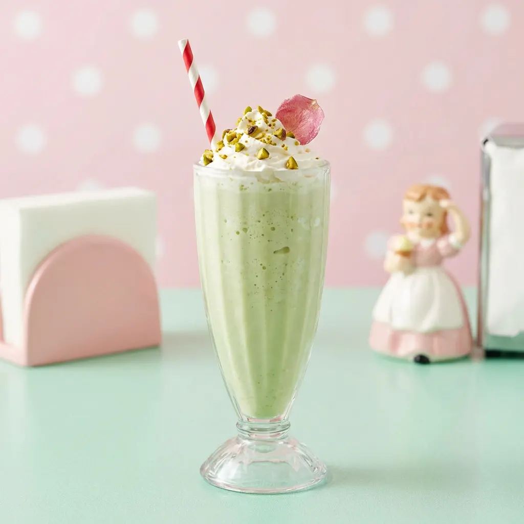 Pistachio Rose Cream Slush