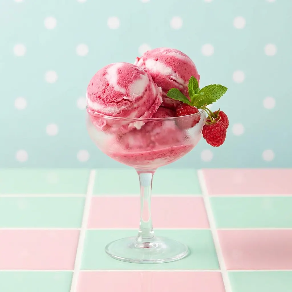 Raspberry Ripple Sorbet
