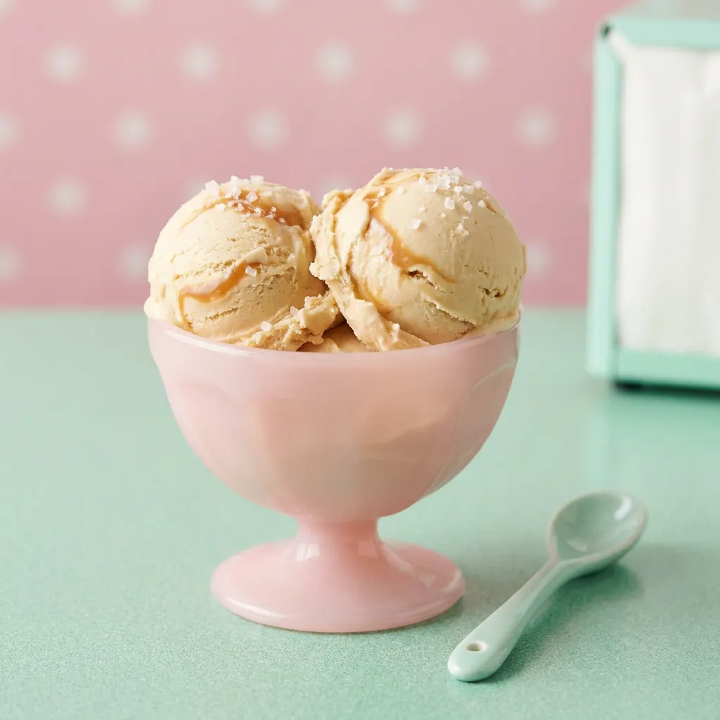 Salted Caramel Protein Ice Cream