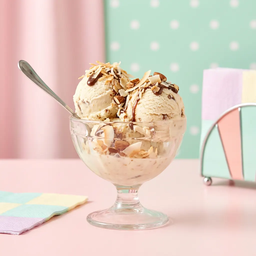 Toasted Coconut Almond Fudge
