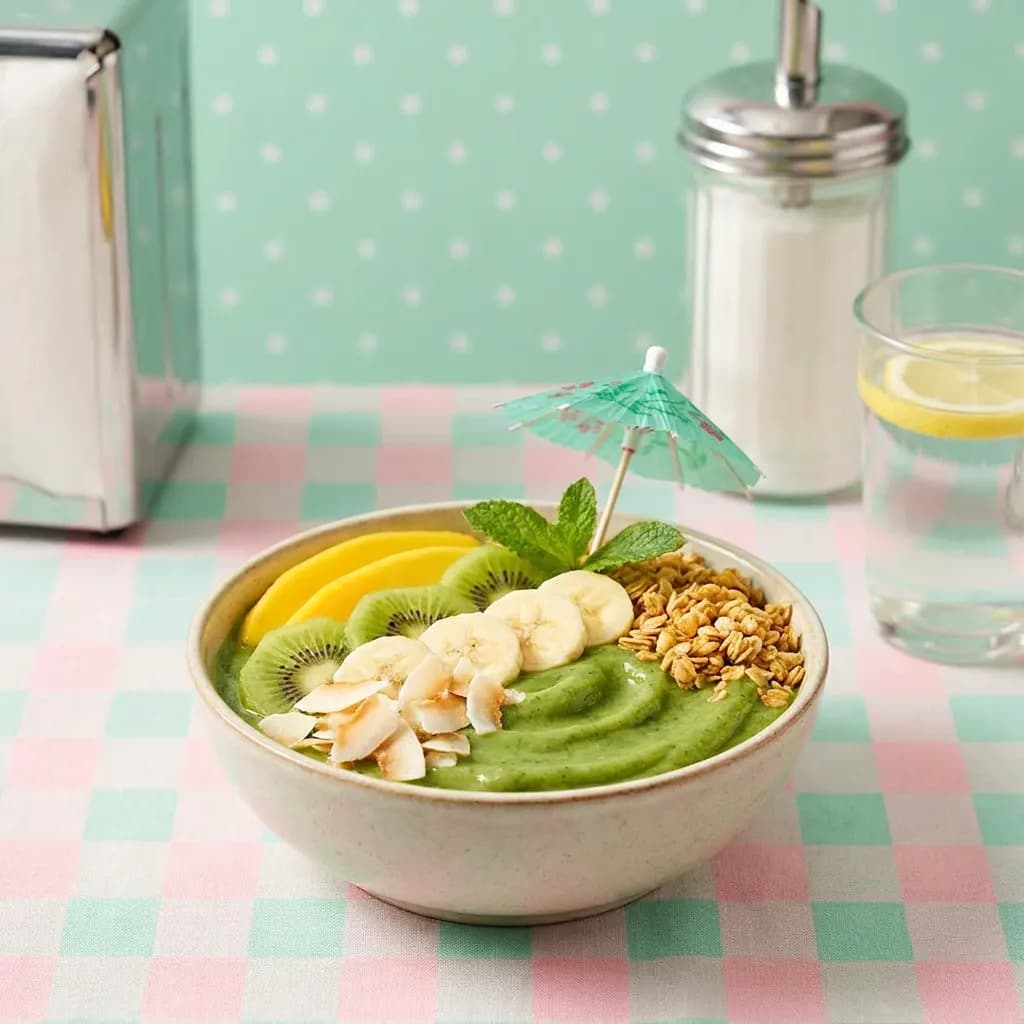 Tropical Green Smoothie Bowl