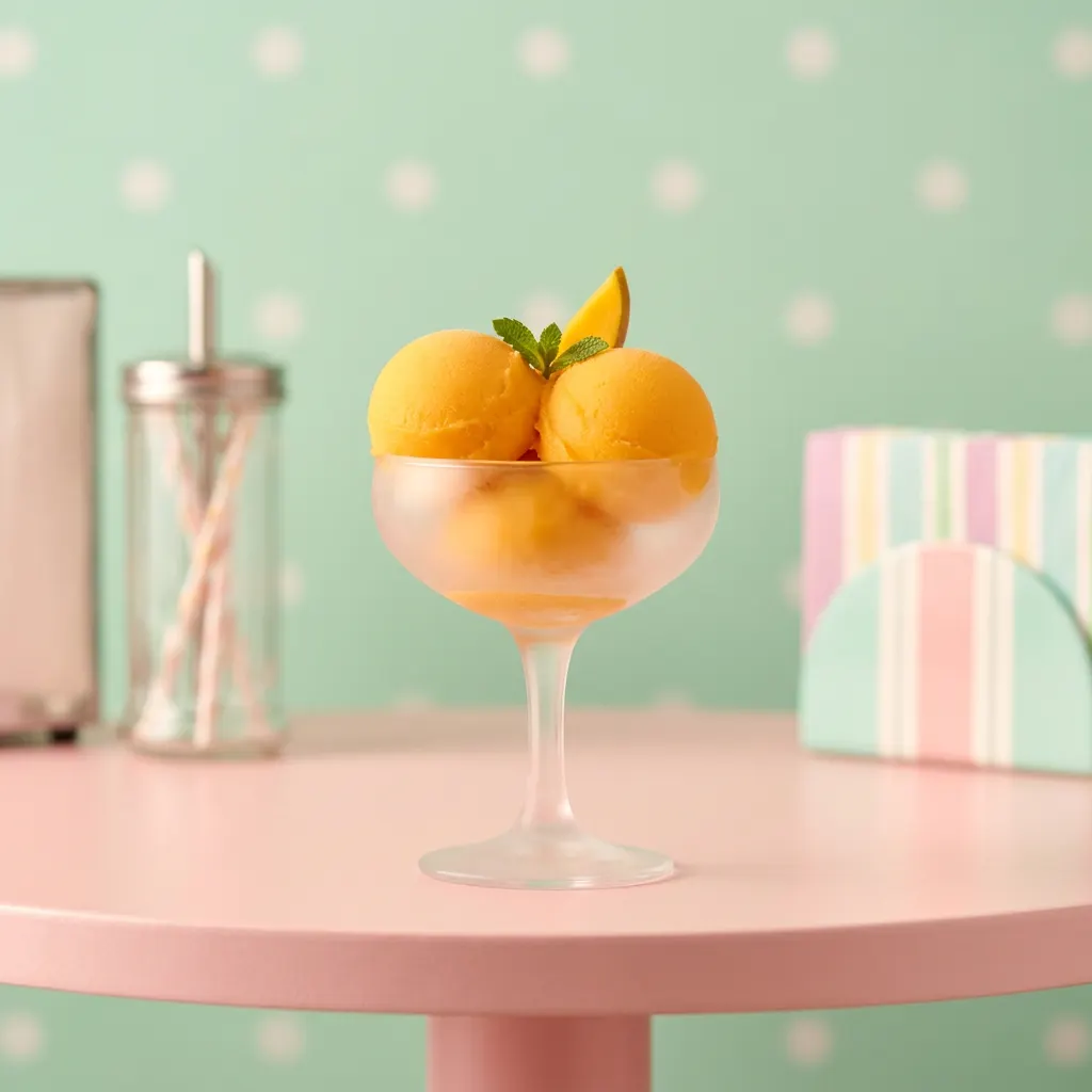 Tropical Mango Sorbet